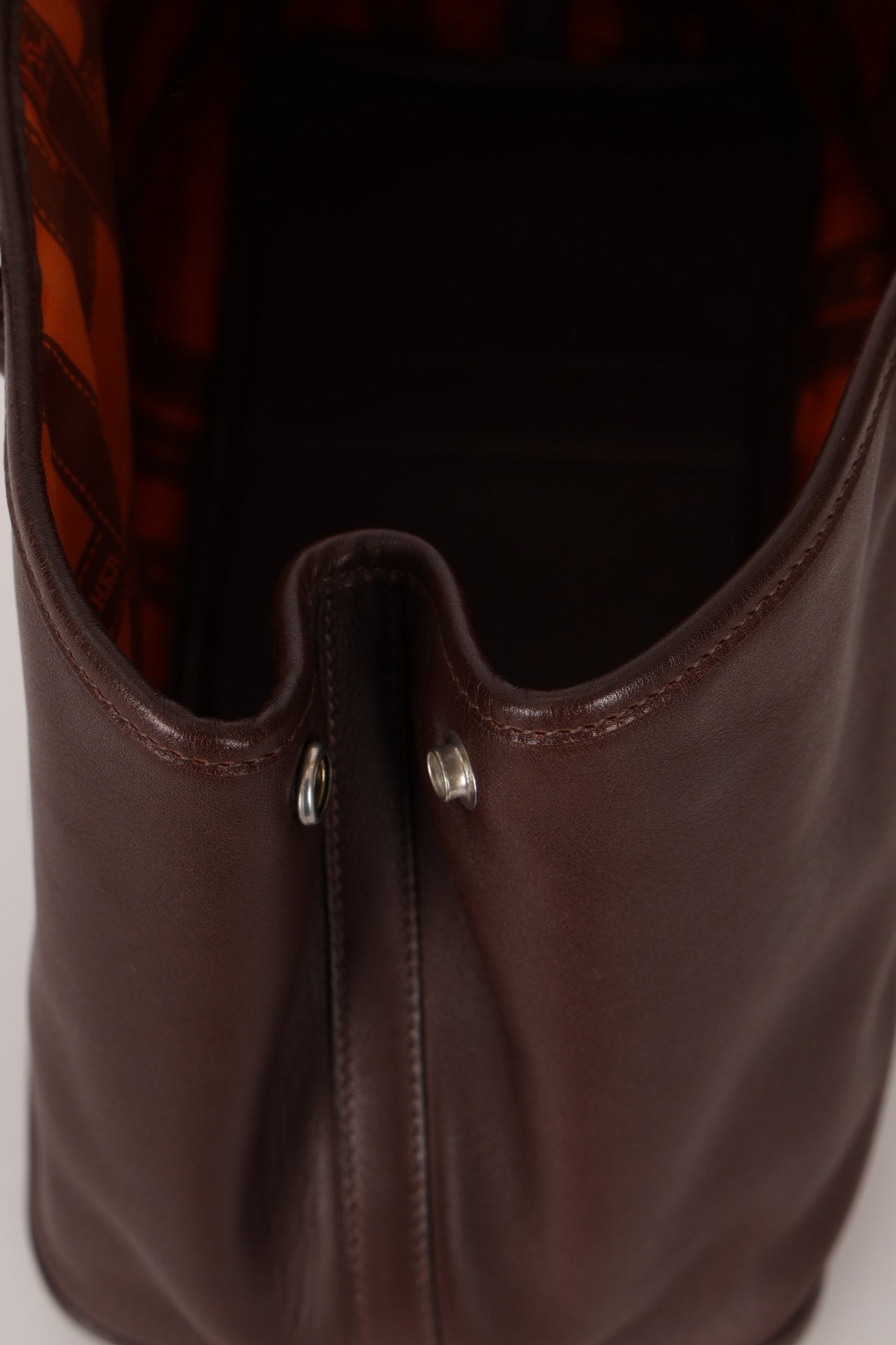 Hermès 2004 Chocolat Swift Bolduc Twilly Garden Party 30 PHW - FashioNica