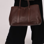 Hermès 2004 Chocolat Swift Bolduc Twilly Garden Party 30 PHW - FashioNica