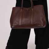 Hermès 2004 Chocolat Swift Bolduc Twilly Garden Party 30 PHW - FashioNica