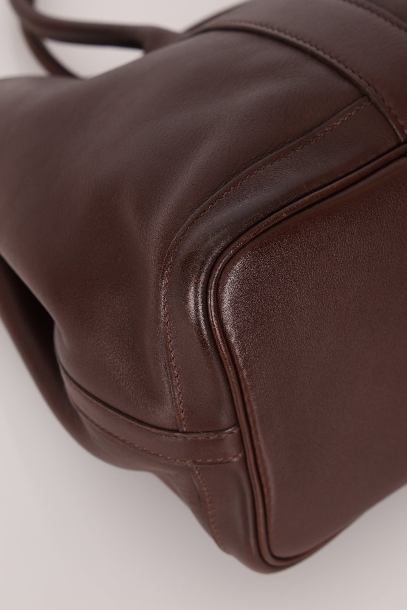 Hermès 2004 Chocolat Swift Bolduc Twilly Garden Party 30 PHW - FashioNica