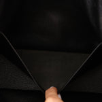 Hermès 2004 Noir Clemence Birkin 35 Retourne GHW - FashioNica