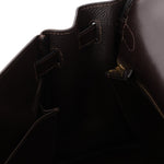 Hermès 2005 Chocolate Epsom Retourne Kelly 32 GHW - FashioNica