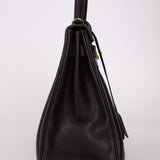 Hermès 2005 Chocolate Epsom Retourne Kelly 32 GHW - FashioNica