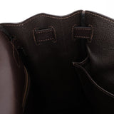 Hermès 2005 Chocolate Epsom Retourne Kelly 32 GHW - FashioNica