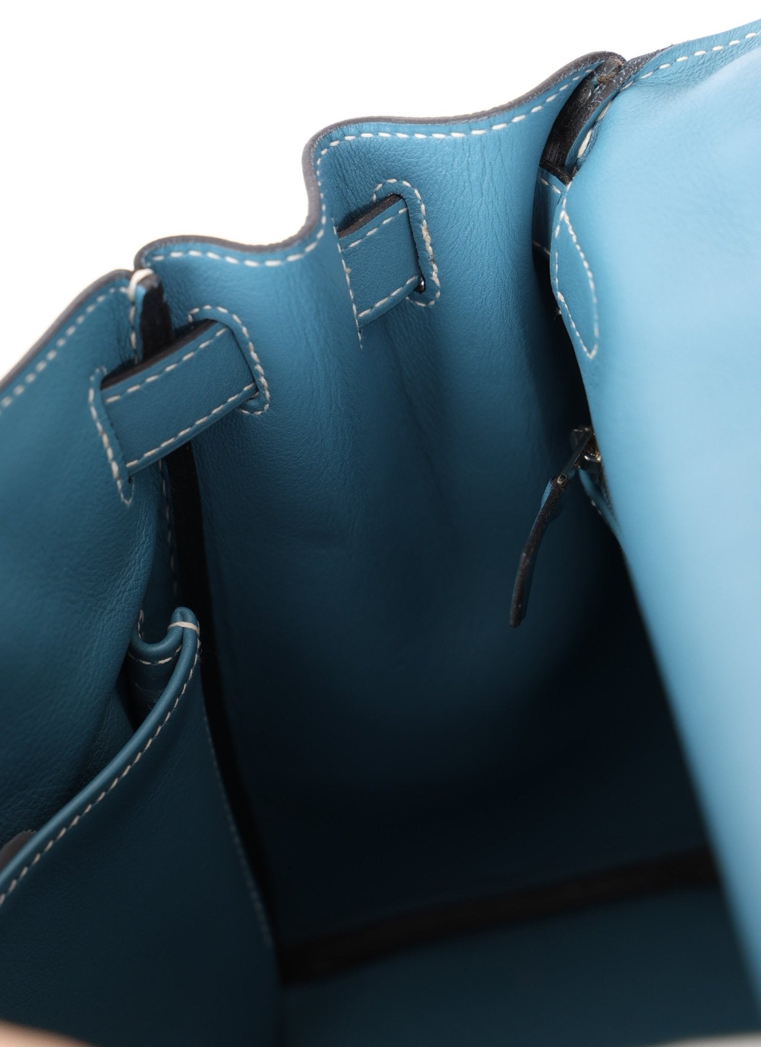 Hermès 2006 Bleu Jean Swift Retourne Kelly 28 PHW - FashioNica