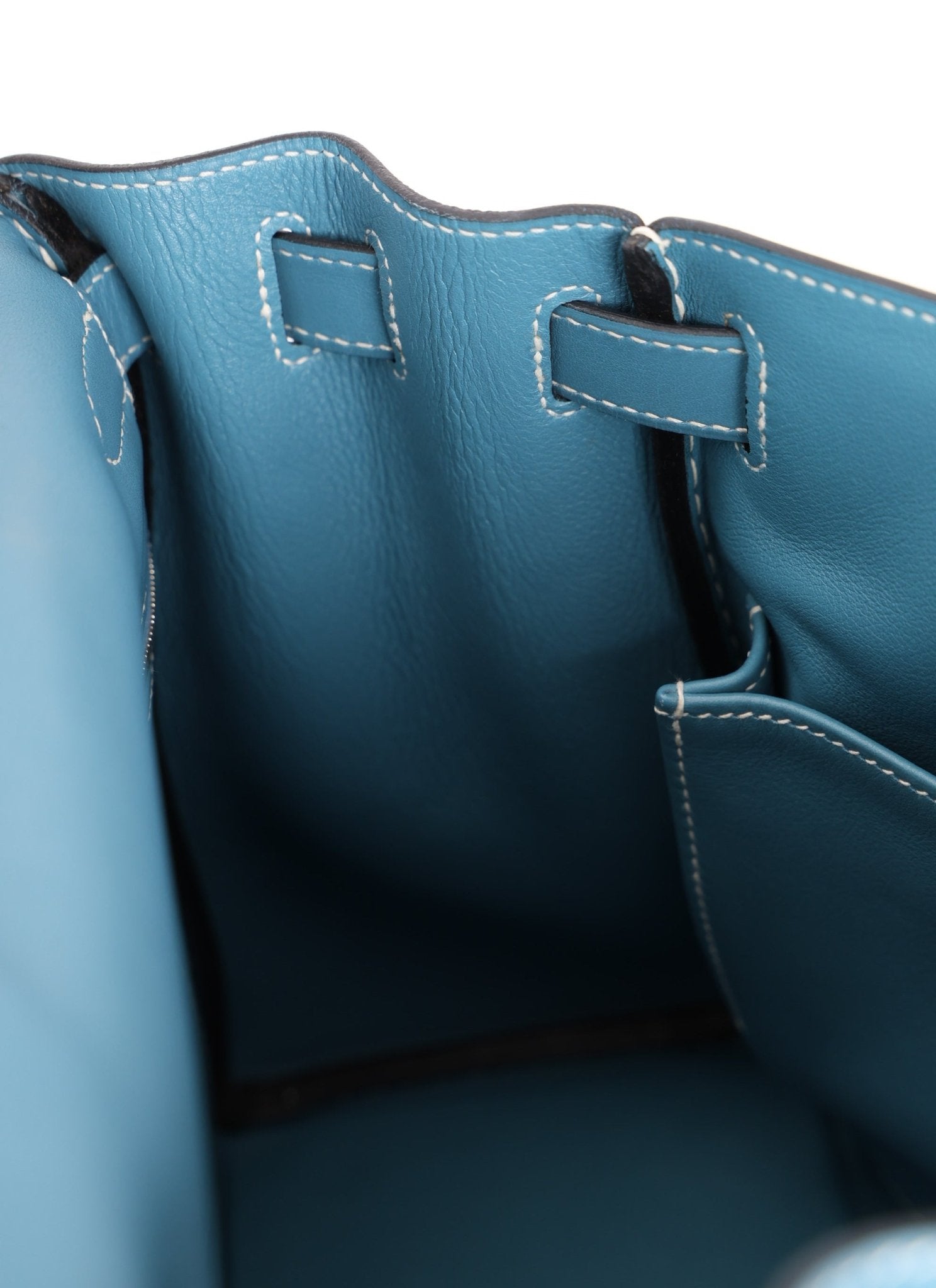 Hermès 2006 Bleu Jean Swift Retourne Kelly 28 PHW - FashioNica