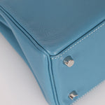 Hermès 2006 Bleu Jean Swift Retourne Kelly 28 PHW - FashioNica