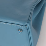 Hermès 2006 Bleu Jean Swift Retourne Kelly 28 PHW - FashioNica