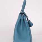 Hermès 2006 Bleu Jean Swift Retourne Kelly 28 PHW - FashioNica