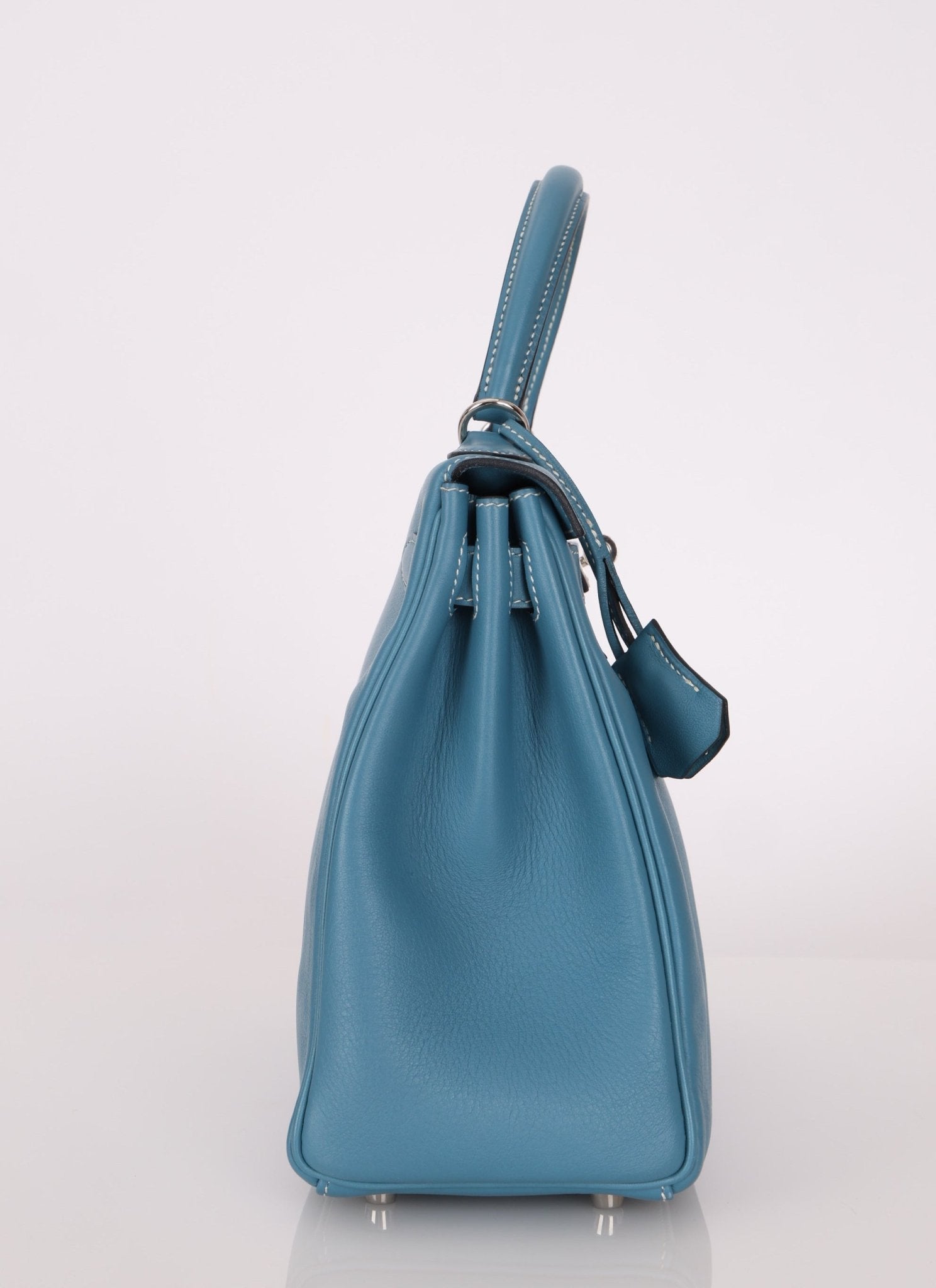 Hermès 2006 Bleu Jean Swift Retourne Kelly 28 PHW - FashioNica