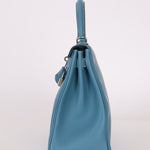 Hermès 2006 Bleu Jean Swift Retourne Kelly 28 PHW - FashioNica