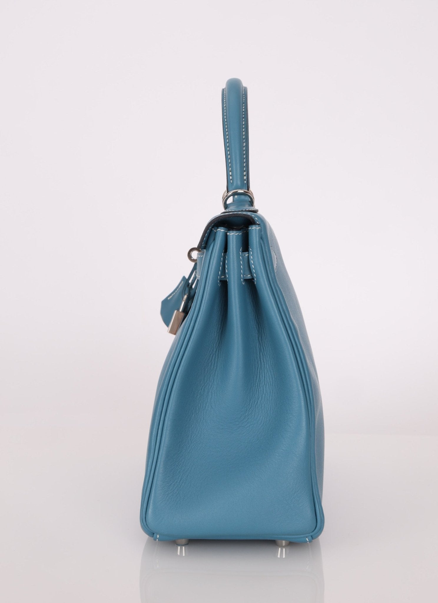 Hermès 2006 Bleu Jean Swift Retourne Kelly 28 PHW - FashioNica