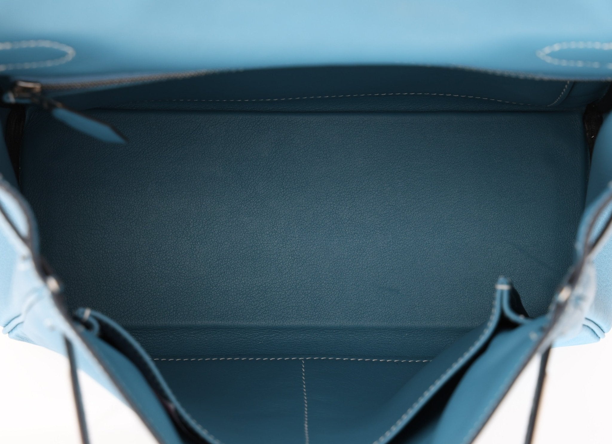 Hermès 2006 Bleu Jean Swift Retourne Kelly 28 PHW - FashioNica