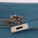 Hermès 2006 Bleu Jean Swift Retourne Kelly 28 PHW - FashioNica