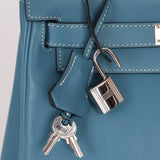 Hermès 2006 Bleu Jean Swift Retourne Kelly 28 PHW - FashioNica