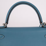 Hermès 2006 Bleu Jean Swift Retourne Kelly 28 PHW - FashioNica