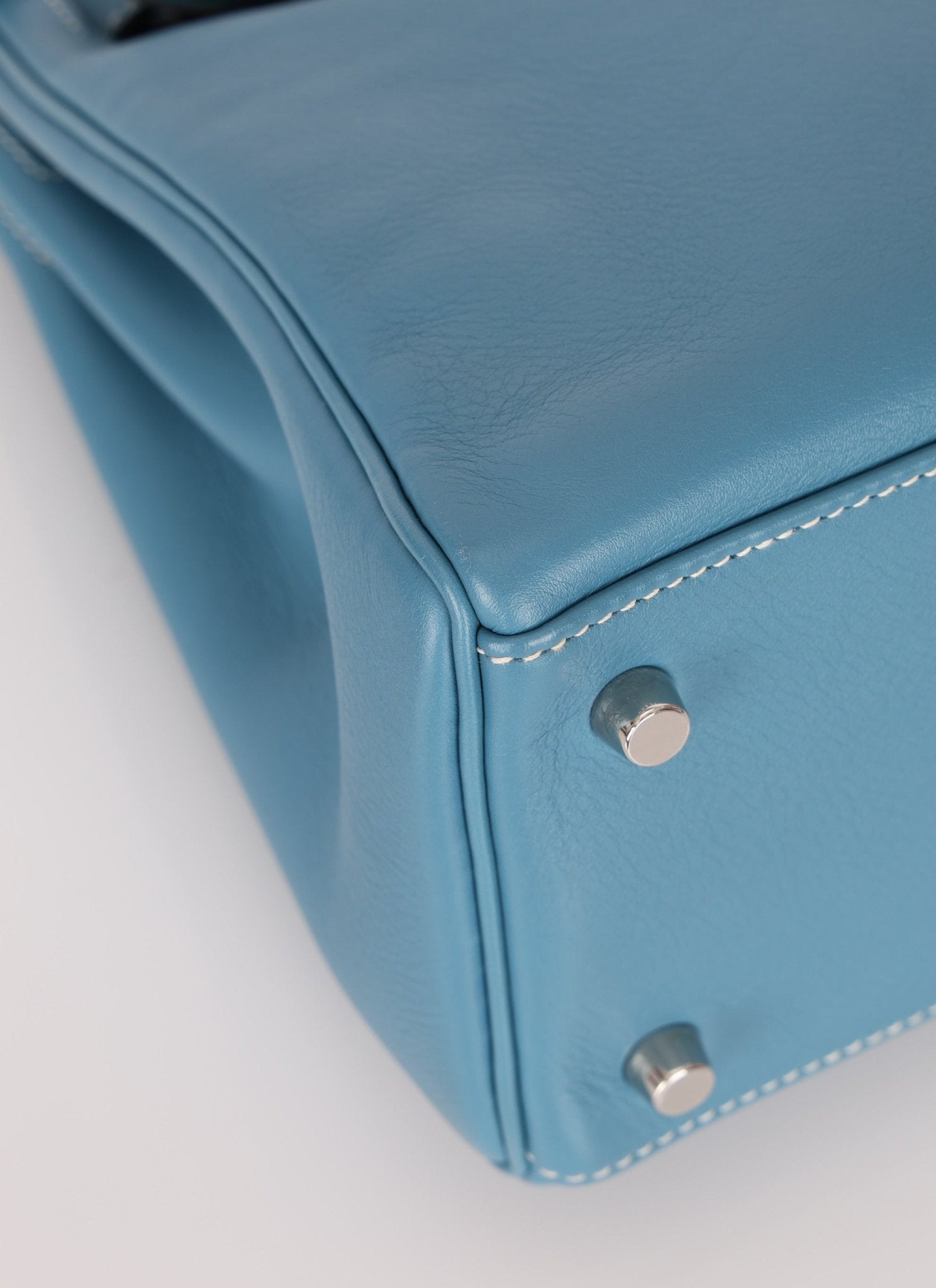 Hermès 2006 Bleu Jean Swift Retourne Kelly 28 PHW - FashioNica