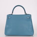 Hermès 2006 Bleu Jean Swift Retourne Kelly 28 PHW - FashioNica