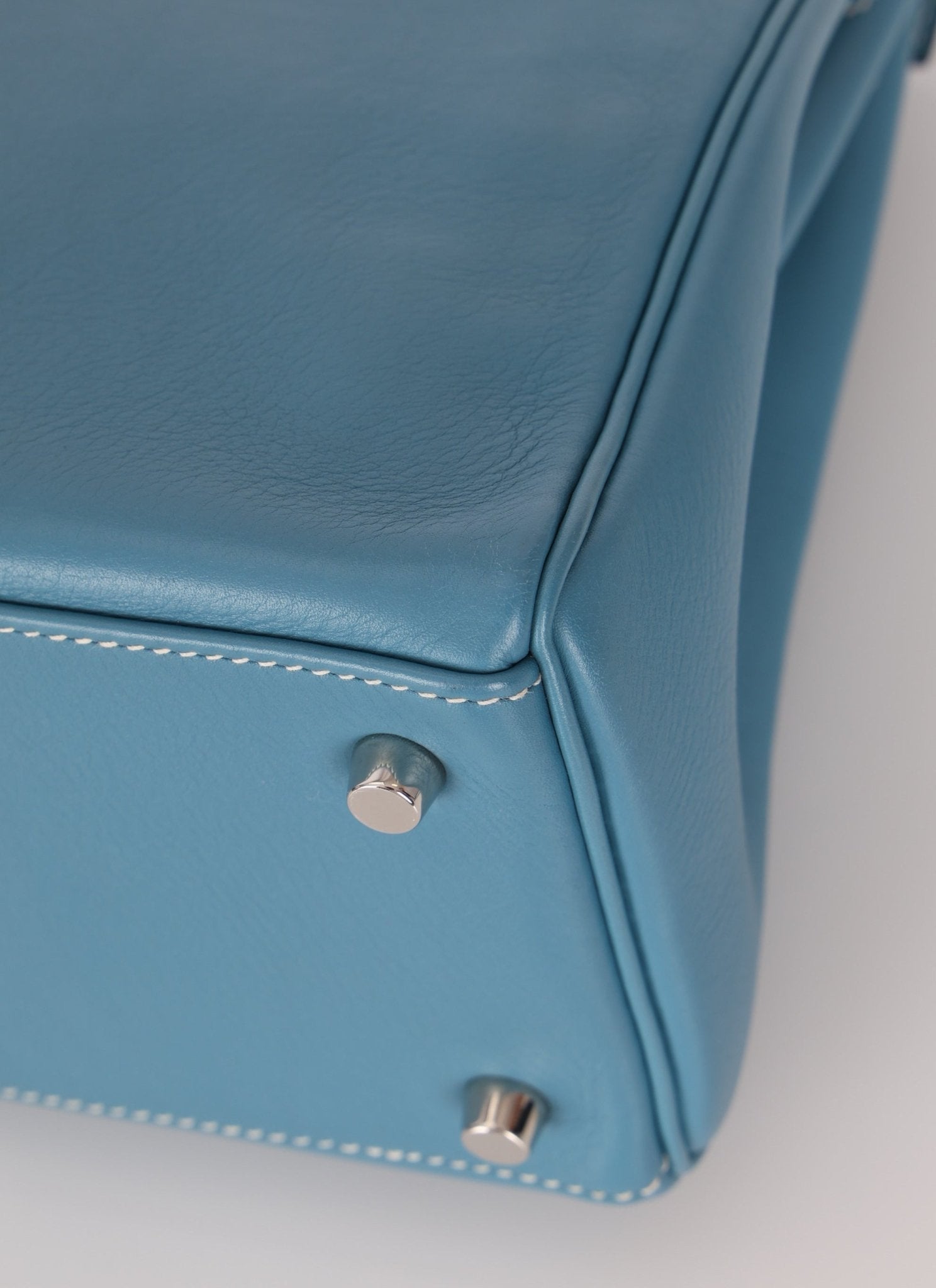 Hermès 2006 Bleu Jean Swift Retourne Kelly 28 PHW - FashioNica