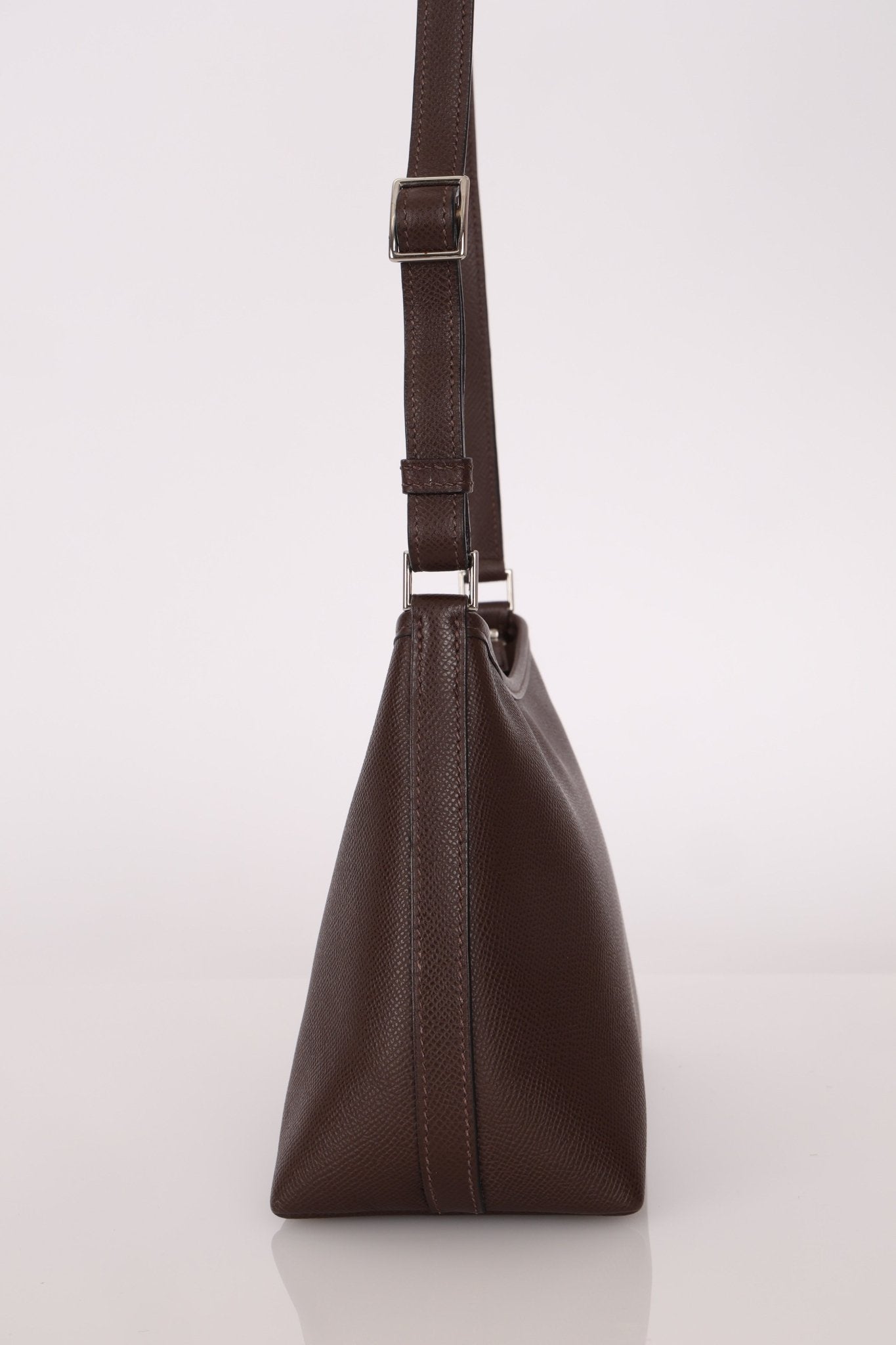 Hermès 2006 Chocolat Epsom Berlingo PM - FashioNica