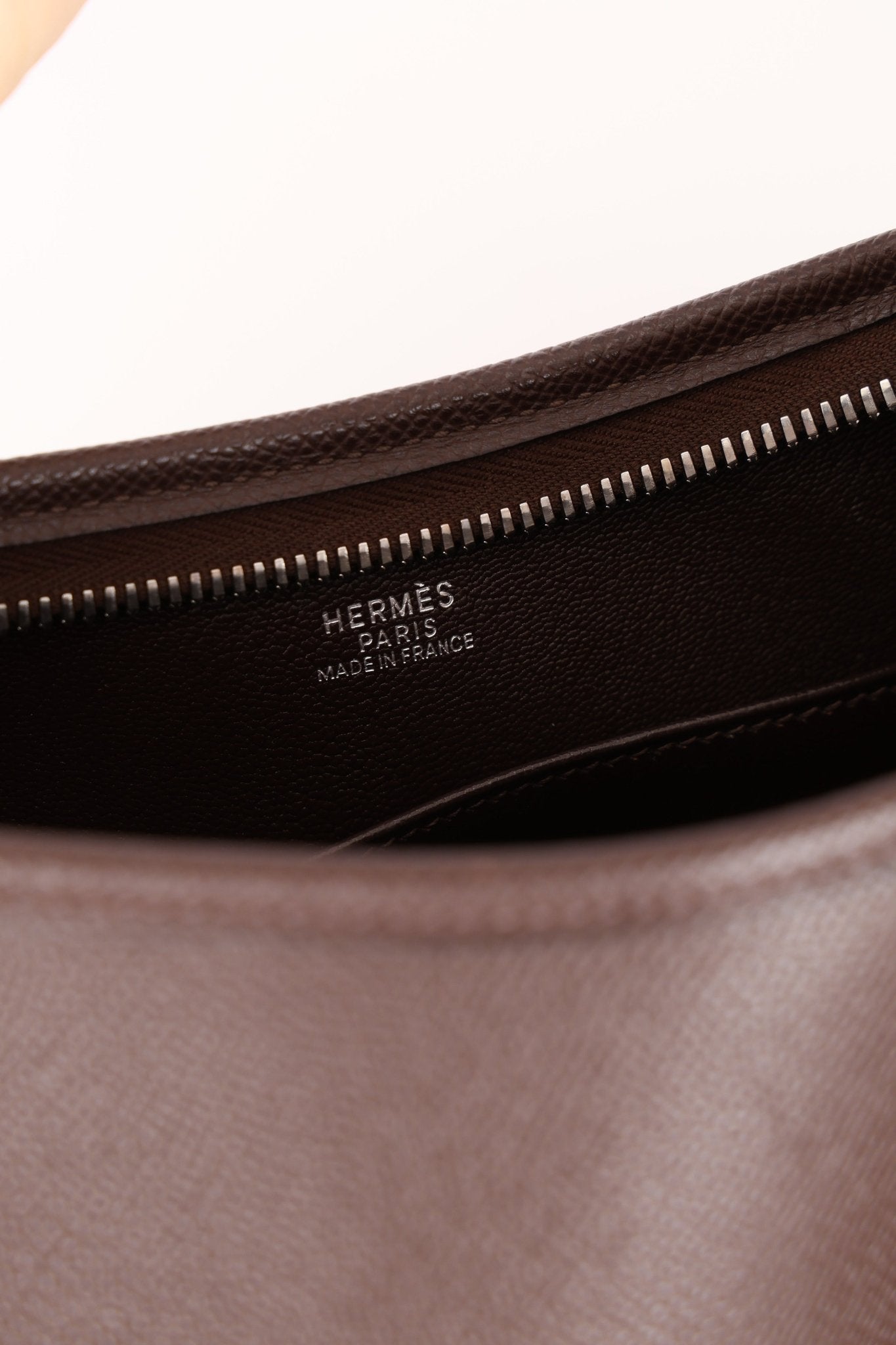 Hermès 2006 Chocolat Epsom Berlingo PM - FashioNica