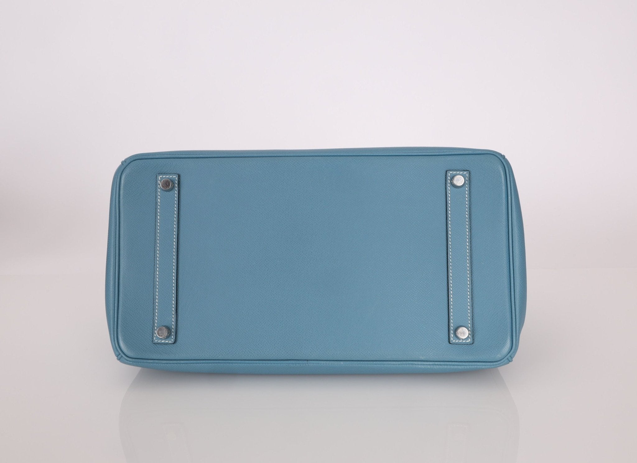 Hermès 2007 Bleu Jean Epsom Birkin 35 PHW - FashioNica