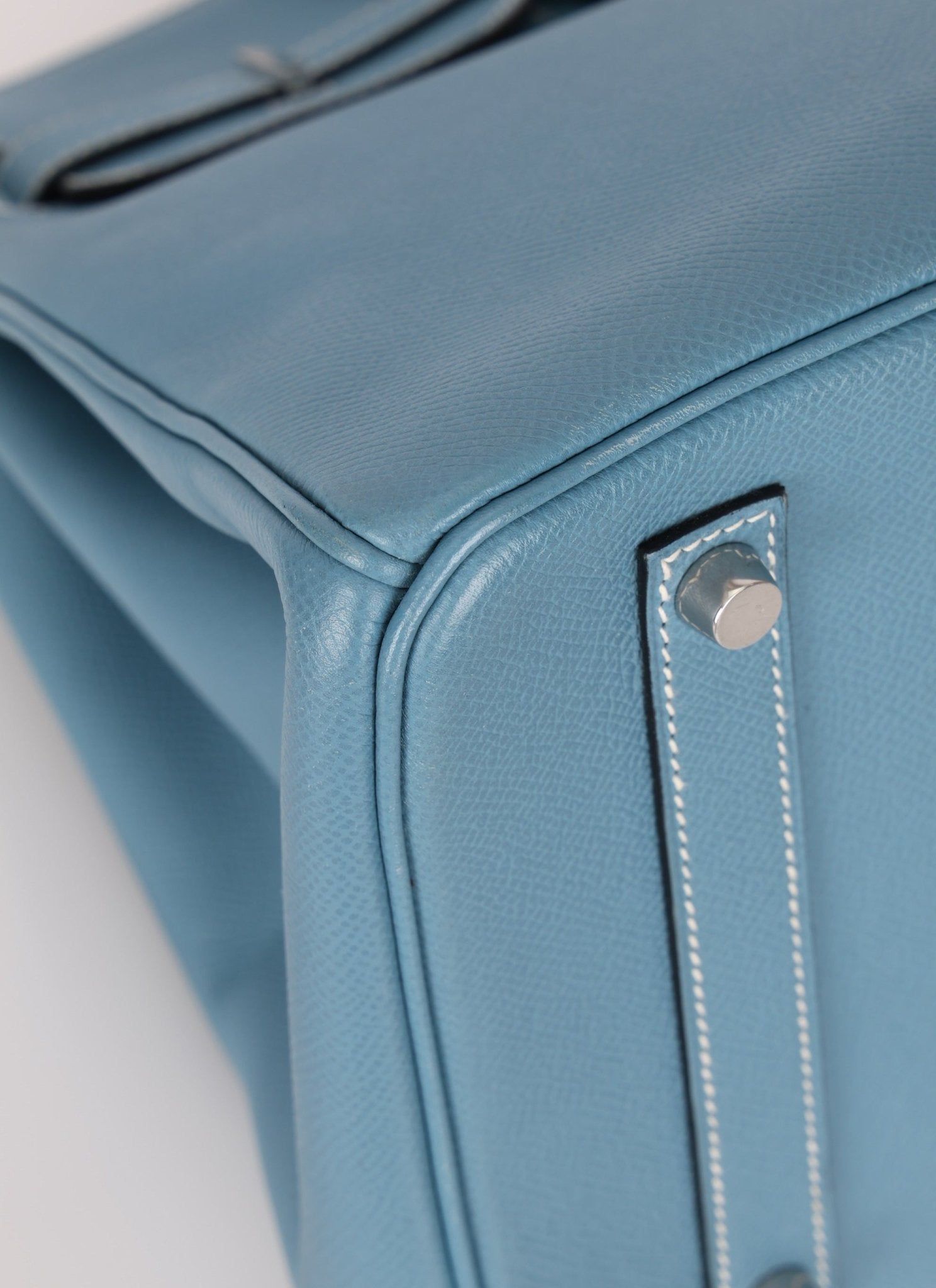 Hermès 2007 Bleu Jean Epsom Birkin 35 PHW - FashioNica