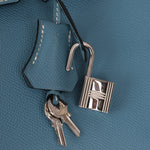 Hermès 2007 Bleu Jean Epsom Birkin 35 PHW - FashioNica