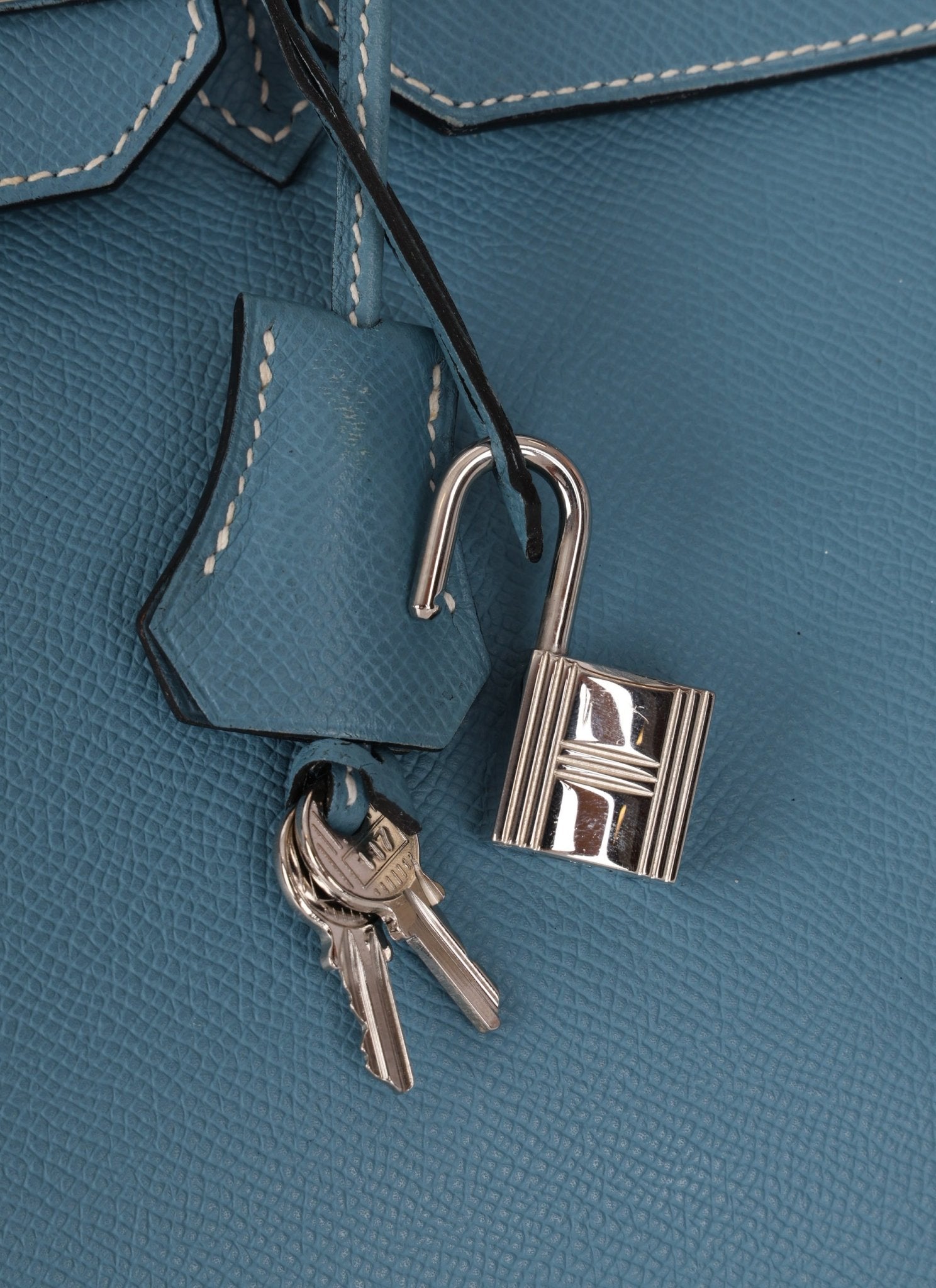 Hermès 2007 Bleu Jean Epsom Birkin 35 PHW - FashioNica