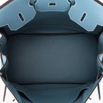 Hermès 2007 Bleu Jean Epsom Birkin 35 PHW - FashioNica