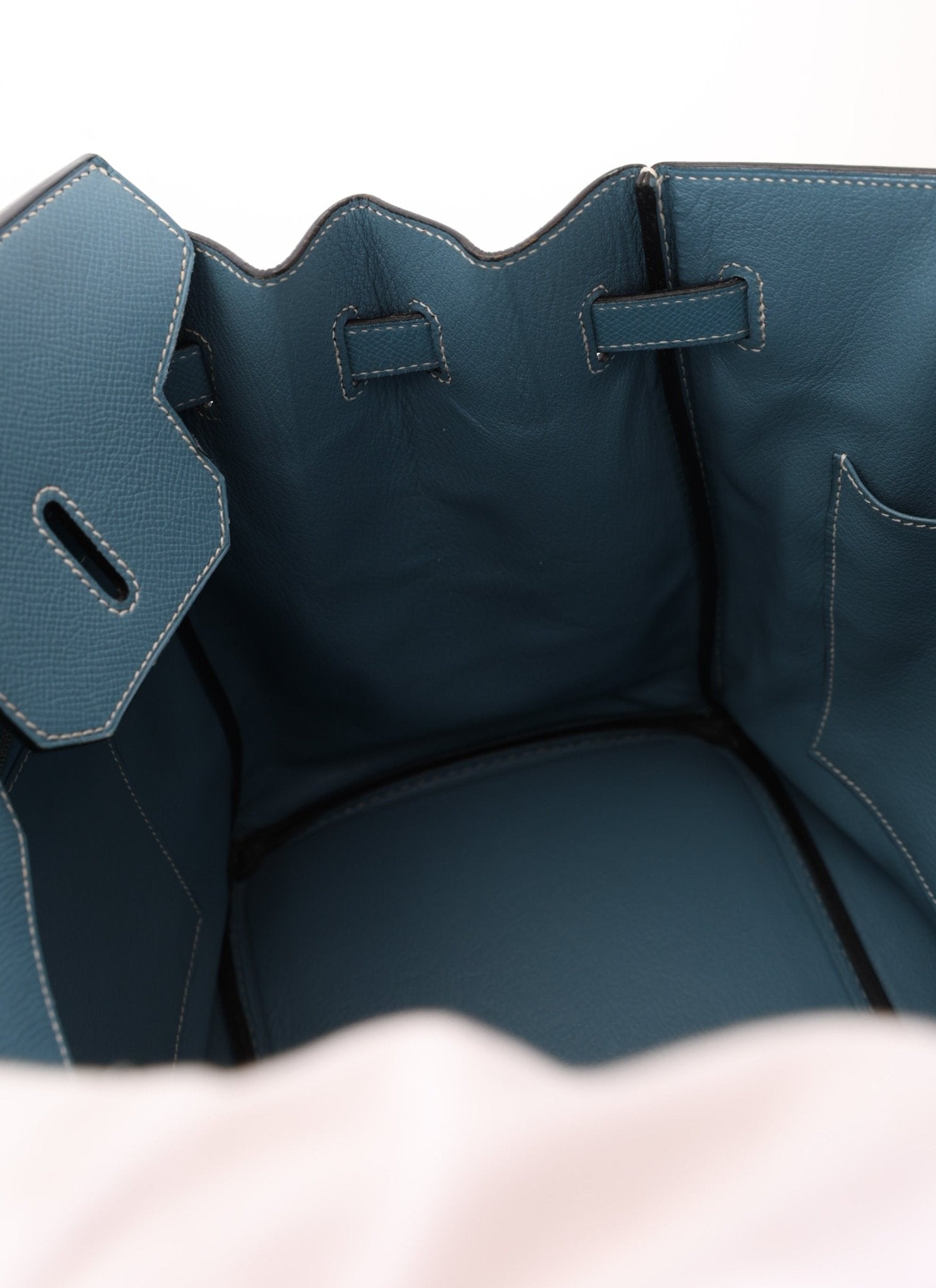 Hermès 2007 Bleu Jean Epsom Birkin 35 PHW - FashioNica