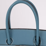Hermès 2007 Bleu Jean Epsom Birkin 35 PHW - FashioNica