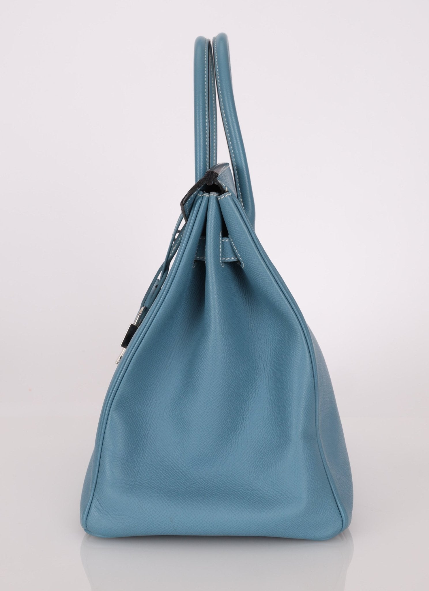 Hermès 2007 Bleu Jean Epsom Birkin 35 PHW - FashioNica