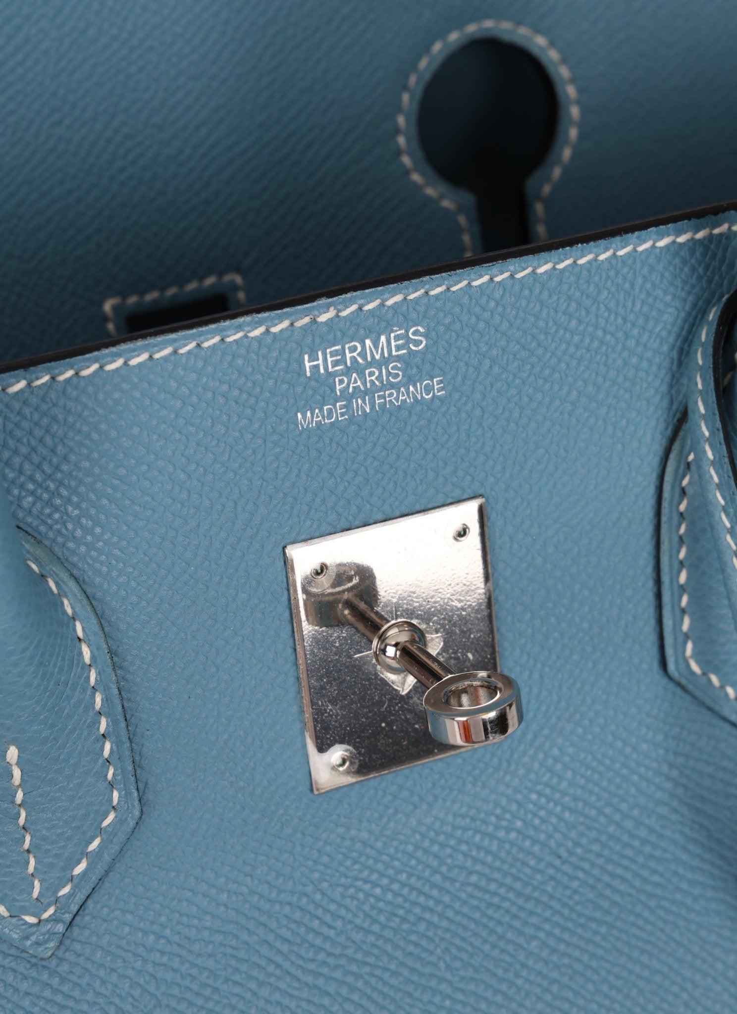 Hermès 2007 Bleu Jean Epsom Birkin 35 PHW - FashioNica