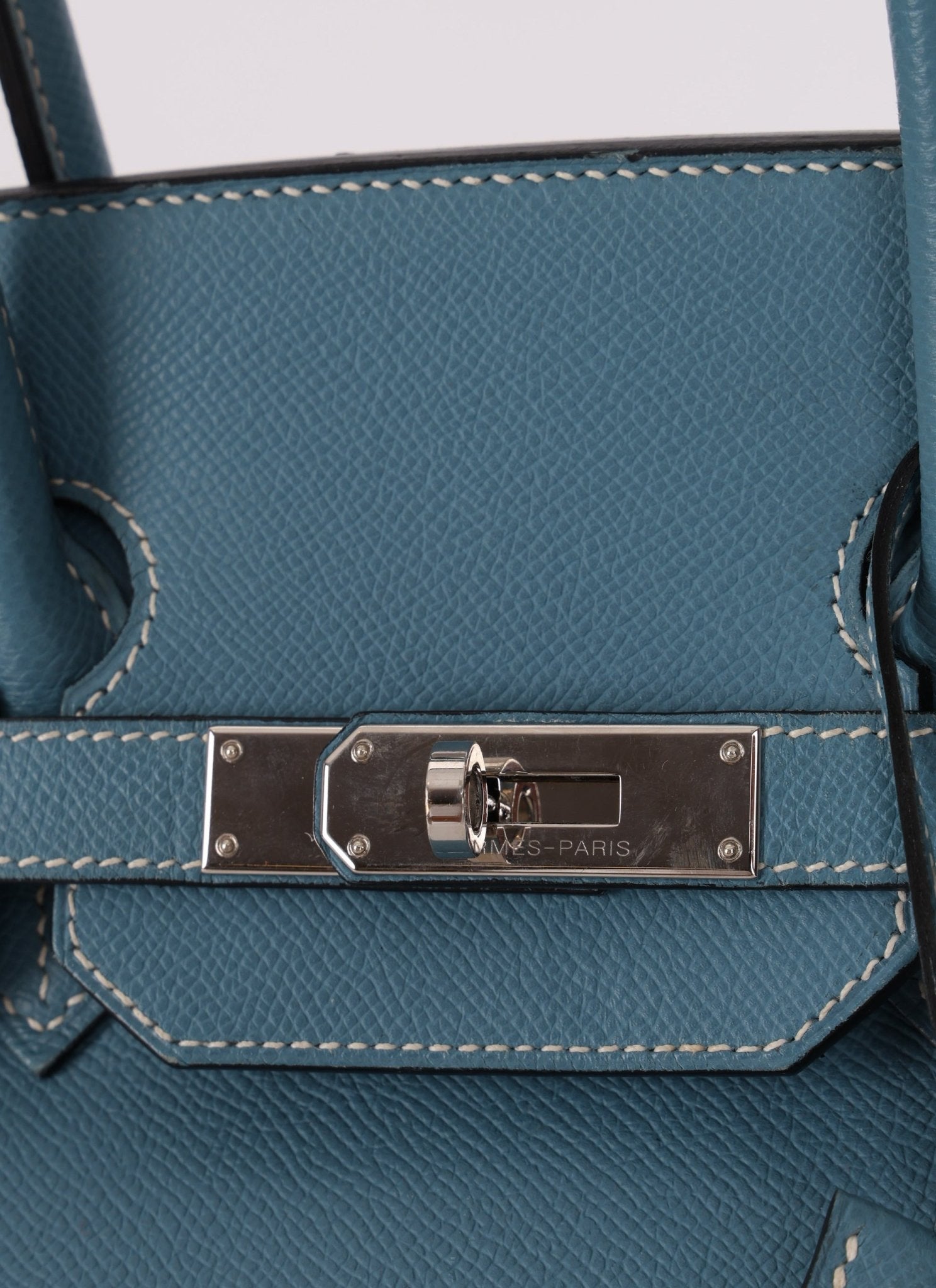 Hermès 2007 Bleu Jean Epsom Birkin 35 PHW - FashioNica