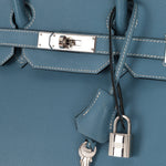 Hermès 2007 Bleu Jean Epsom Birkin 35 PHW - FashioNica