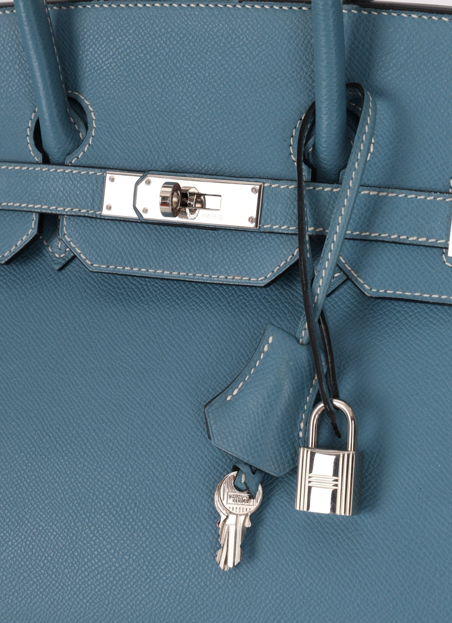 Hermès 2007 Bleu Jean Epsom Birkin 35 PHW - FashioNica