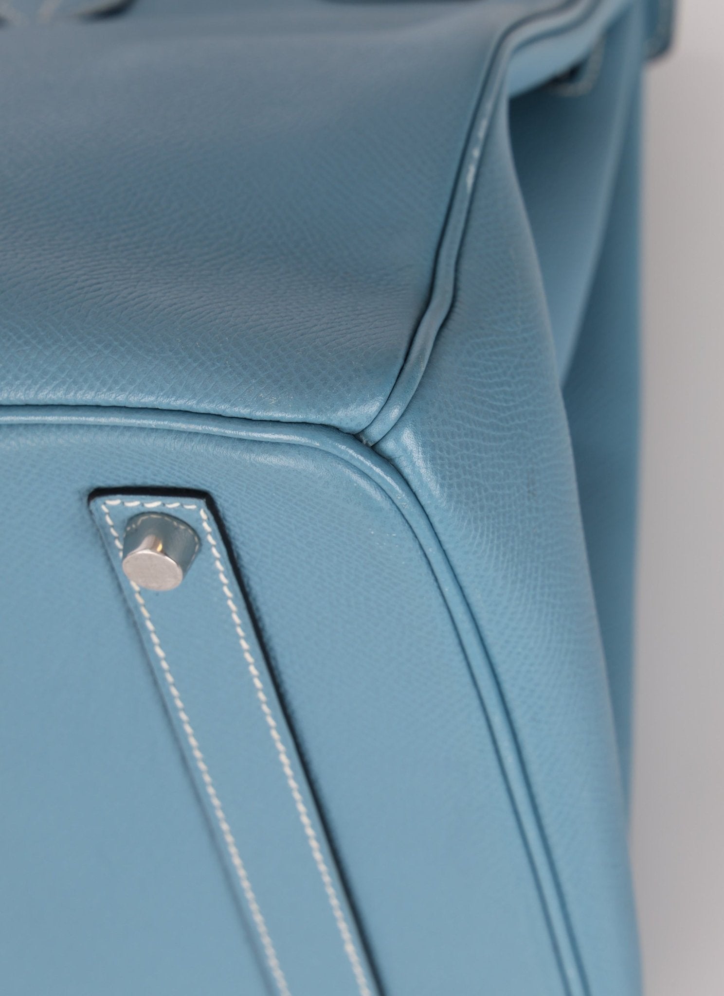 Hermès 2007 Bleu Jean Epsom Birkin 35 PHW - FashioNica