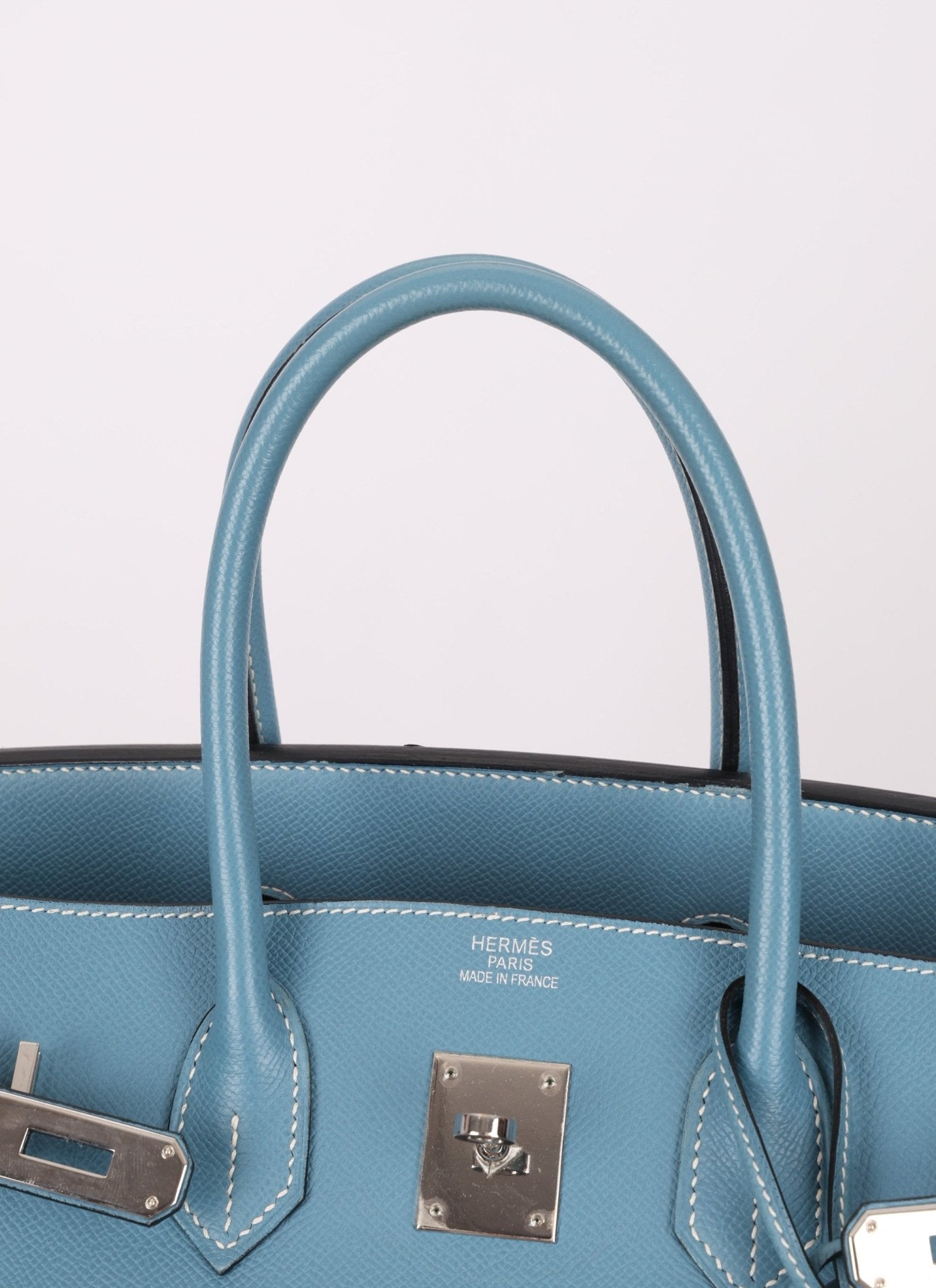 Hermès 2007 Bleu Jean Epsom Birkin 35 PHW - FashioNica