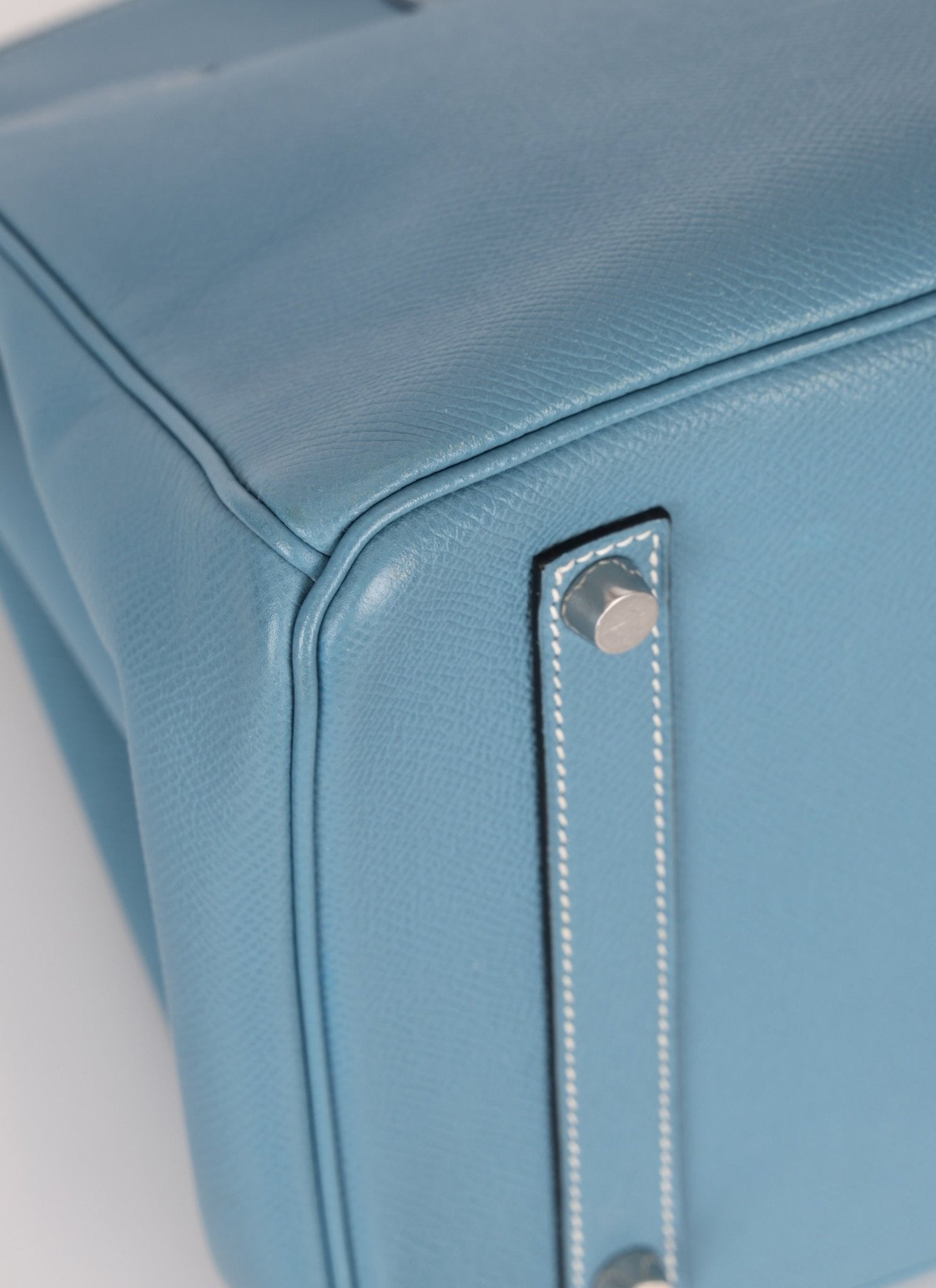 Hermès 2007 Bleu Jean Epsom Birkin 35 PHW - FashioNica