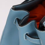 Hermès 2007 Bleu Jean Epsom Birkin 35 PHW - FashioNica