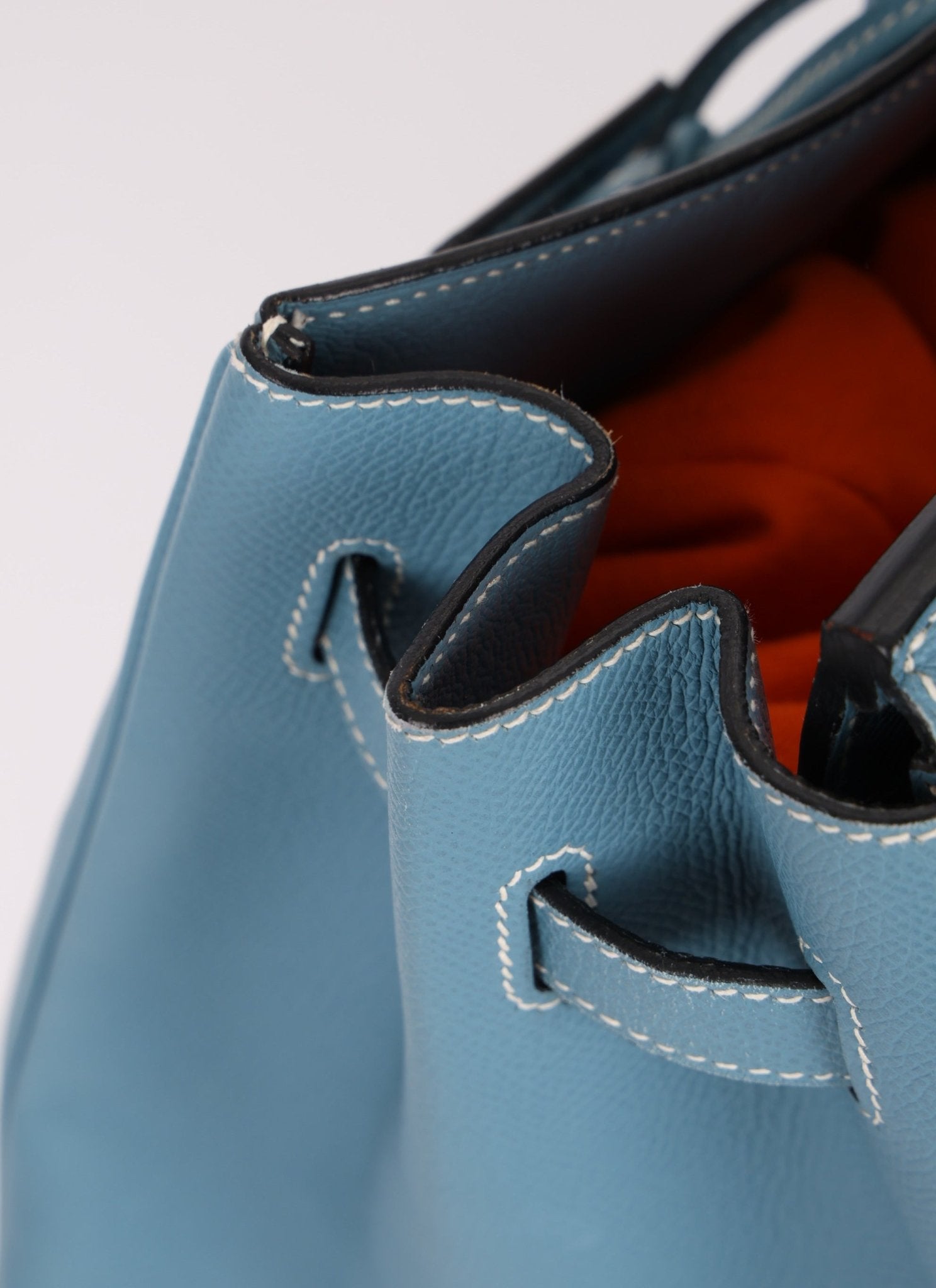 Hermès 2007 Bleu Jean Epsom Birkin 35 PHW - FashioNica