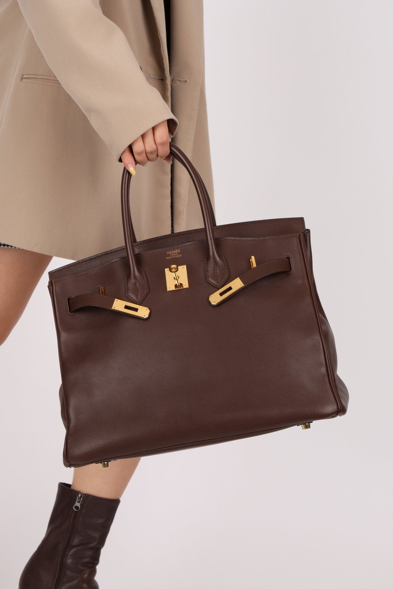 Hermès 2007 Terre Gulliver Retourne Birkin 35 GHW - FashioNica