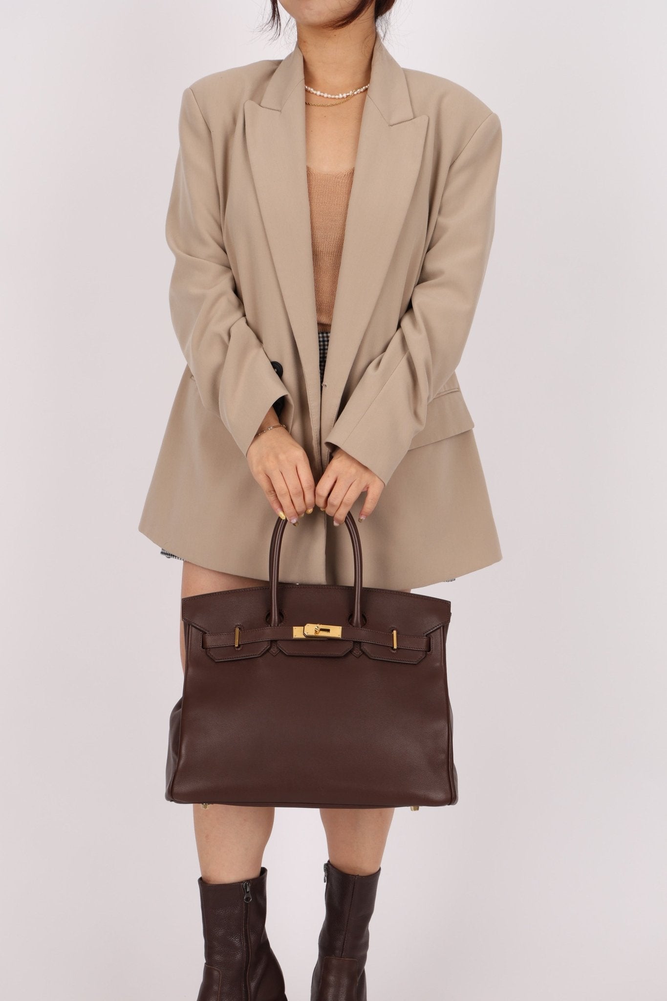 Hermès 2007 Terre Gulliver Retourne Birkin 35 GHW - FashioNica