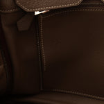 Hermès 2008 Etoupe Clemence Retourne Birkin 35 - FashioNica