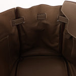 Hermès 2008 Etoupe Clemence Retourne Birkin 35 - FashioNica