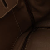 Hermès 2008 Etoupe Clemence Retourne Birkin 35 - FashioNica