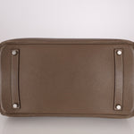 Hermès 2008 Etoupe Clemence Retourne Birkin 35 - FashioNica