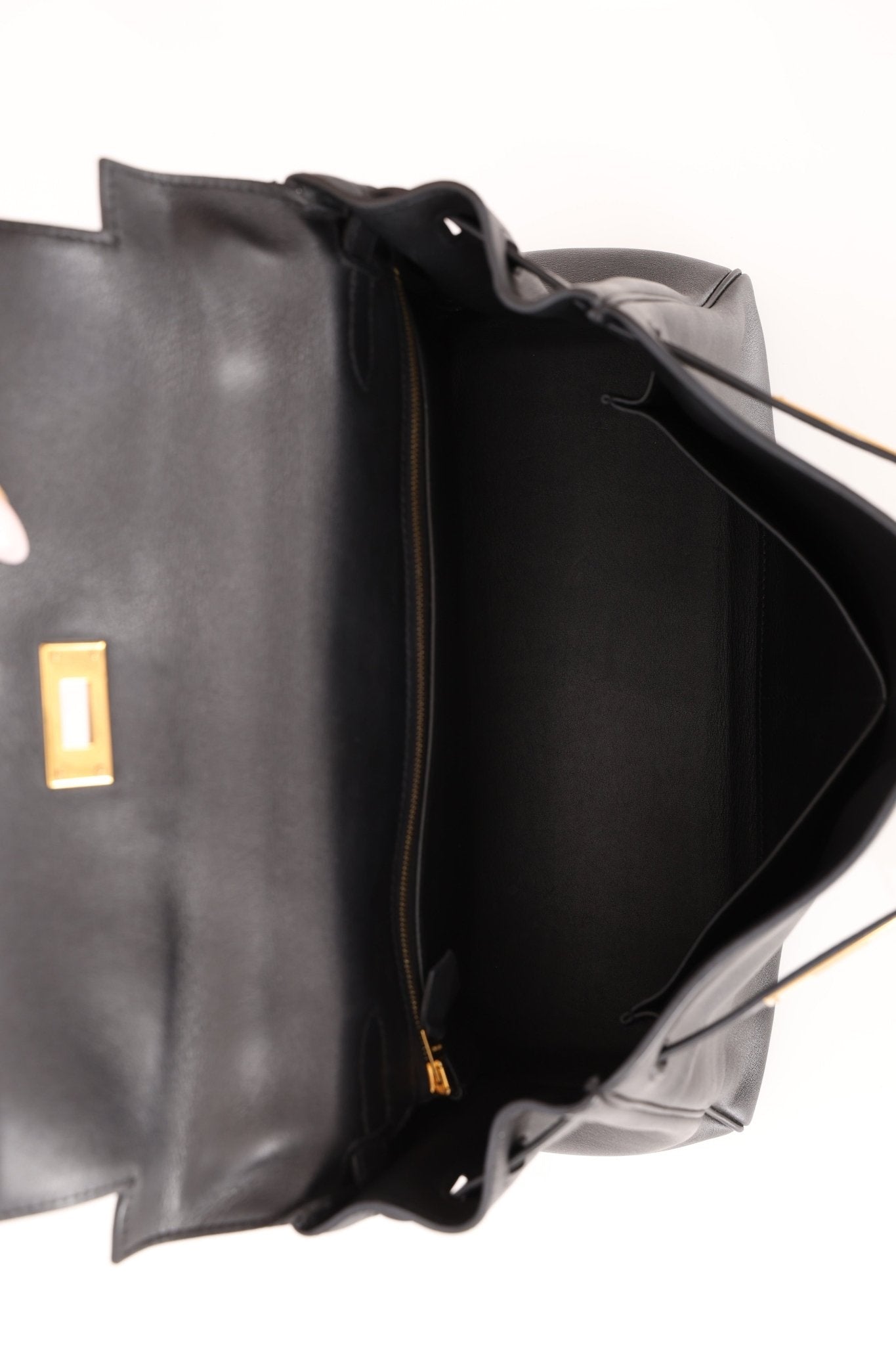 Hermès 2009 Noir Swift Kelly 32 GHW - FashioNica