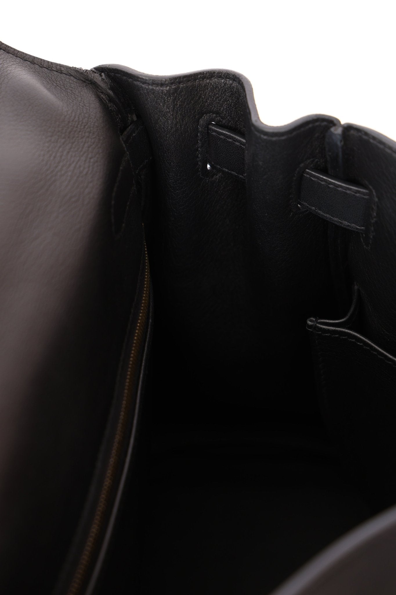 Hermès 2009 Noir Swift Kelly 32 GHW - FashioNica